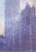 Rouen Cathedral Facade and Tour d-Albane Claude Monet